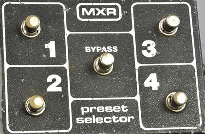 Mxr-Pitch Transposer Preset Switcher as